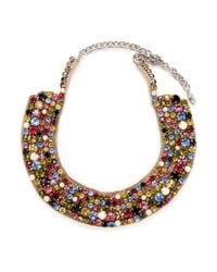 Valentino | Multicolor 'watercolour' Resin Jewel Collar Necklace | Lyst