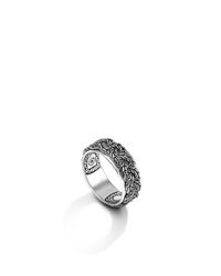 John Hardy | Metallic Classic Chain Braided Chain Band Ring for Men | Lyst