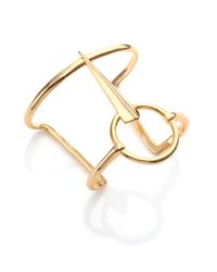 Alexis Bittar | Metallic Miss Havisham Pierced Pyramid Ring Cuff Bracelet | Lyst
