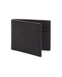 Jack Spade | Black Barrow Leather Slim Billfold Wallet for Men | Lyst