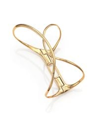 Alexis Bittar | Metallic Miss Havisham Liquid Oversized Wave Cuff Bracelet | Lyst