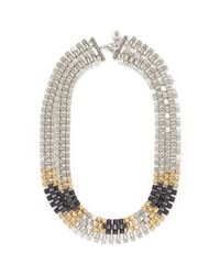 Ela Stone | Multicolor Freja Pyramid Chain Necklace | Lyst