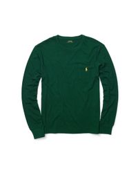 Polo Ralph Lauren | Green Classic-fit Long Sleeve Tee for Men | Lyst