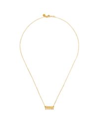 Ila & I | Metallic 'saffron' Diamond Necklace | Lyst