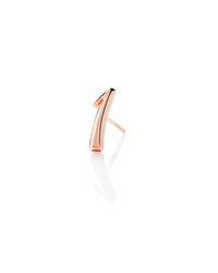 Lulu Frost - Metallic Code Number 14kt Rose Gold #1 Earring - Lyst
