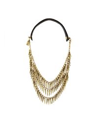Jenny Bird | Metallic Palm Cili Collar | Lyst