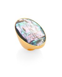 Stephanie Kantis | Empress Blue Abalone Ring for Men | Lyst