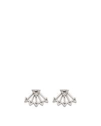 Rebecca Minkoff | Metallic Two Part Triangle Earring | Lyst