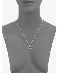 Ippolita | Metallic London Blue Topaz & Diamond Pendant Necklace | Lyst
