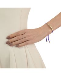 Monica Vinader | Blue Linear Friendship Bracelet | Lyst