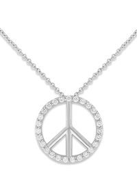 KC Designs | Metallic Diamond Lotus Flower Necklace | Lyst