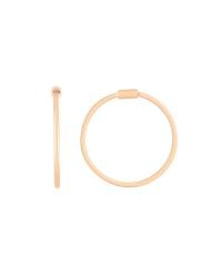 Ginette NY | Pink Mini Circle Hoop Earrings | Lyst