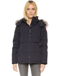 Canada Goose | Blue Chelsea Parka | Lyst