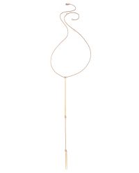 Jennifer Zeuner | Metallic Gemma White Sapphire Lariat Necklace | Lyst