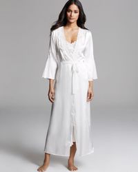 oscar de la renta satin robe