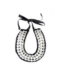 A'n'd | White Puffa Pearl Necklace | Lyst
