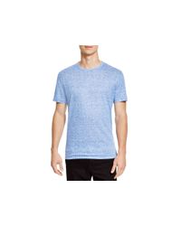 T By Alexander Wang | Blue Fine Stripe Linen Tee for Men | Lyst