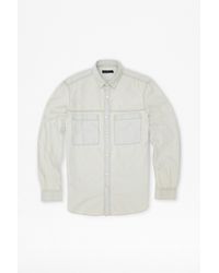 French Connection | White David Denim Shirt for Men | Lyst