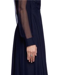 Chloé | Metallic 'Ellie' Brass Ring | Lyst