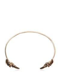 Emanuele Bicocchi | Pink Gold Skull Thin Bangle Bracelet for Men | Lyst