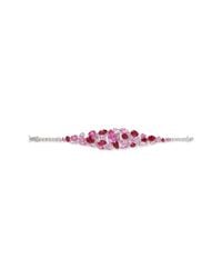 CZ by Kenneth Jay Lane | Pink Mix Cubic Zirconia Bracelet | Lyst