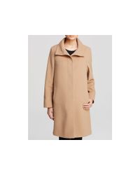 Basler | Beige Coat - Stitch Detail | Lyst