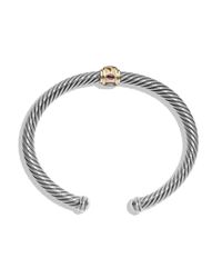 David Yurman | Metallic Renaissance Bracelet With Pink Tourmaline, Rhodalite Garnet And 14K Gold | Lyst
