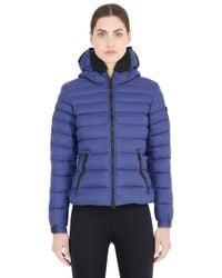 Ai Riders On The Storm | Blue Zip-up Nylon Micro Ripstop Down Jacket for Men | Lyst