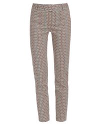 Paul & Joe | Blue Jacquard Print Straight Pants | Lyst
