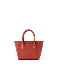 Dagne Dover Signature Tote In Clay Red, Petite