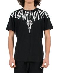 Marcelo Burlon - Black 'county Wing' T-shirt for Men - Lyst