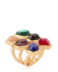 Isharya | Metallic Rani Rocks Ring | Lyst