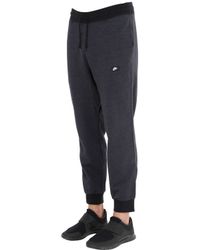 Nike | Gray Cotton Blend Jogging Pants for Men | Lyst