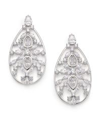 Adriana Orsini | Metallic Lavish Large Teardrop Earrings | Lyst