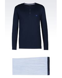 Emporio Armani | Blue Pyjama for Men | Lyst