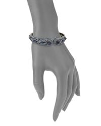 Adriana Orsini | Blue Phoenix Blackened Bracelet | Lyst