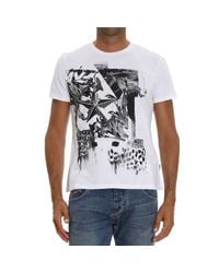 Just Cavalli | White T-shirt for Men | Lyst