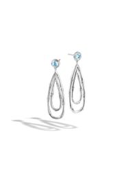 John Hardy | Blue Earrings With Stabilized Turquoise | Lyst