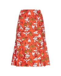 Carolina Herrera | Multicolor Bee Family Gathereing Print Skirt | Lyst