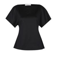 Dorothee Schumacher | Black Clean Couture Shirt Boatneck 1/4 | Lyst