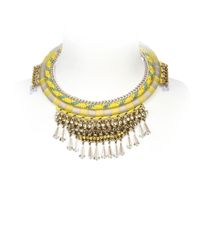 Sveva Collection | Yellow Chandra Necklace | Lyst