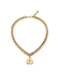 Lulu Frost | Metallic Victorian Plaza Charm Number Necklace #7 | Lyst
