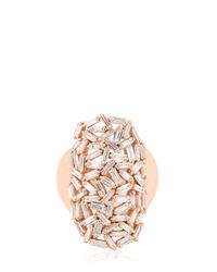 Suzanne Kalan | Pink Shield Ring | Lyst