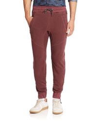 Madison Supply | Black Cuffed Cotton Sweatpants for Men | Lyst