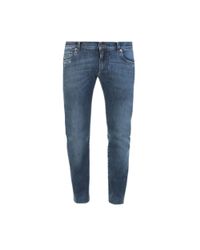 Dolce & Gabbana - Blue Twisted Leg Classic Jeans for Men - Lyst