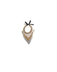 Night Market - Metallic Gold And Silver Fringes Necklace - Lyst