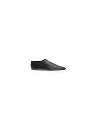 Stella McCartney | Black Eco-leather Zip Loafers | Lyst
