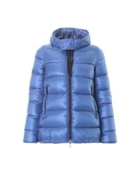 Moncler | Blue Vos Short Quilted Jacket | Lyst