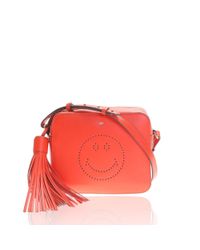 Anya Hindmarch - Neon Red Leather Bag - Lyst