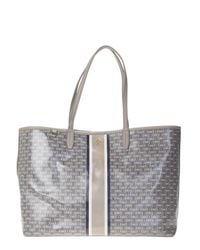 Tory Burch - Gray Grey Leather Gemini Link Bag - Lyst
